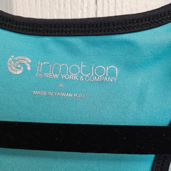 INMOTION: Sports Tank Top. Blue & Teal. Activewear. Size: XL - Picture 3 of 3